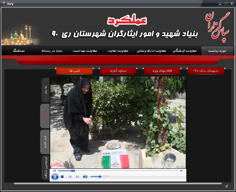 عملکرد بنیاد شهید شهرستان ری